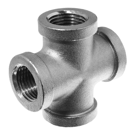 Pipe Fitting - 316 Stainless Steel - Class 150 - Cross - 1 NPT Female